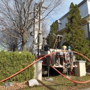 Forage géothermique Lévis - Système géothermique - Forage - Comacchio MC-900P - Rue St-Édouard